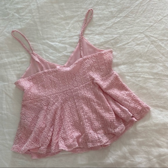 Garage Lace Peplum Tank size M - Picture 3 of 6
